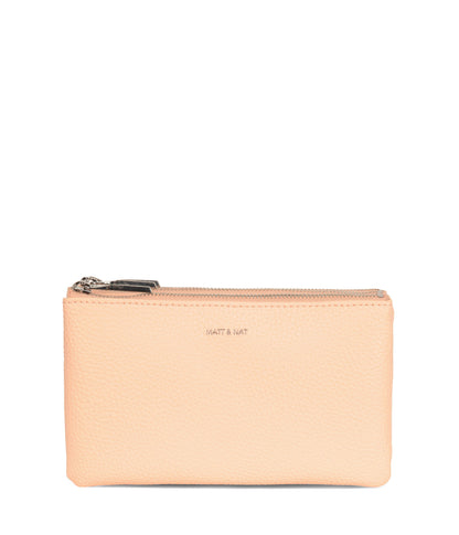 TRIPLET Vegan Crossbody Bag - Purity | Color: Pink - variant::doll