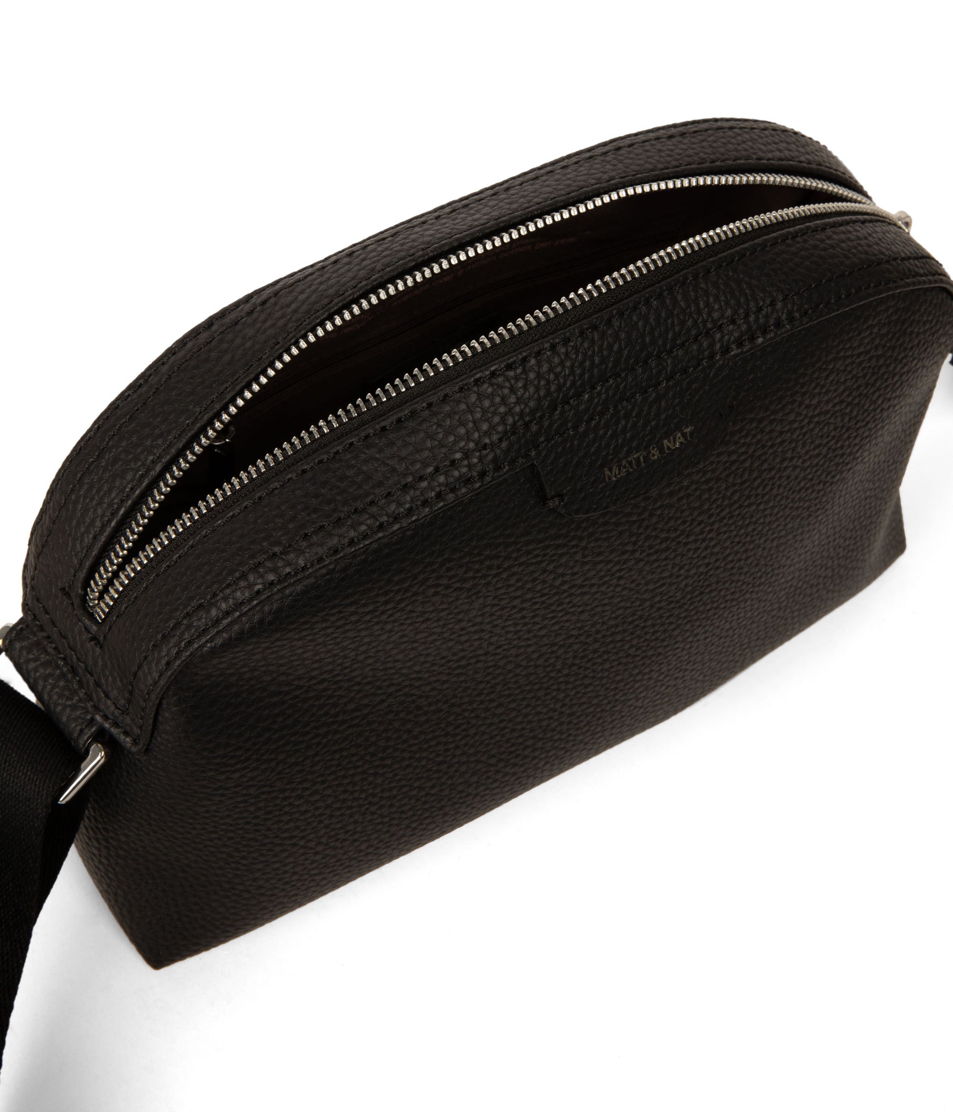 ARROW Vegan Crossbody Bag - Purity | Color: Black - variant::black