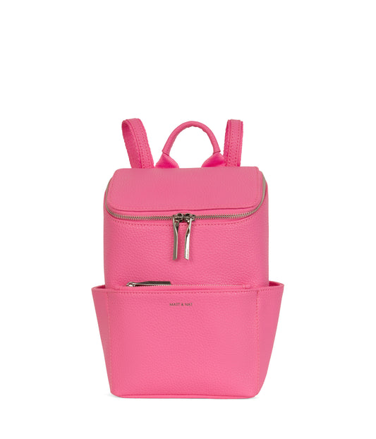 BRAVESM Small Vegan Backpack - Purity | Color: Pink - variant::rosebud