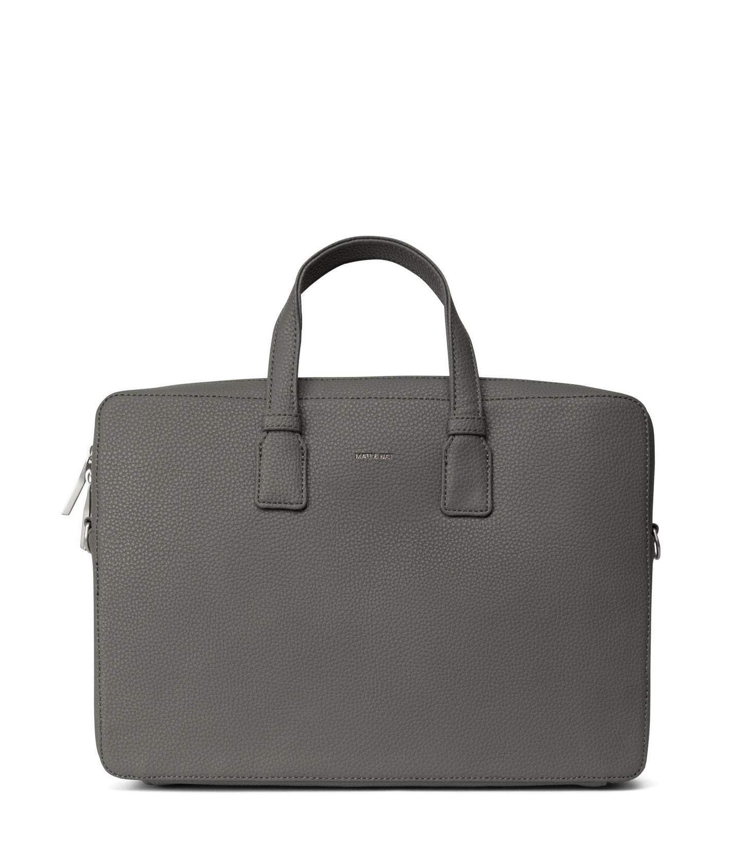 ELON Vegan Briefcase - Purity | Color: Grey - variant::shade