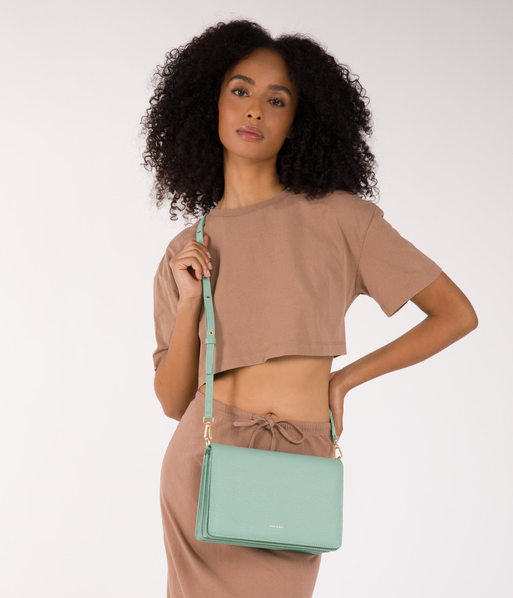 FRANCA Vegan Crossbody Bag - Purity | Color: Pink - variant::doll