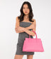 NEVADA Vegan Satchel - Purity | Color: Pink - variant::doll