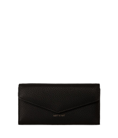 RAYE Vegan Wallet - Purity | Color: Black - variant::black