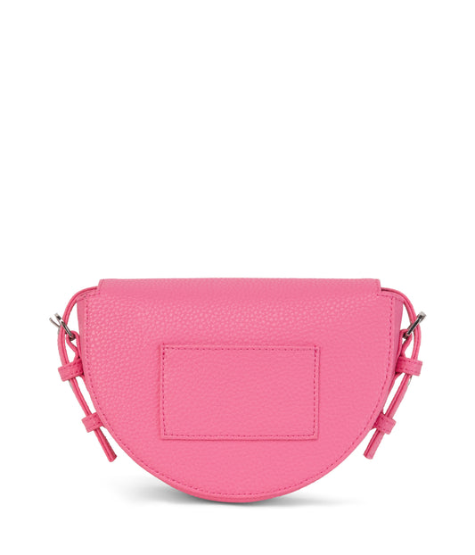 TWILL Vegan Saddle Bag - Purity | Color: Pink - variant::rosebud