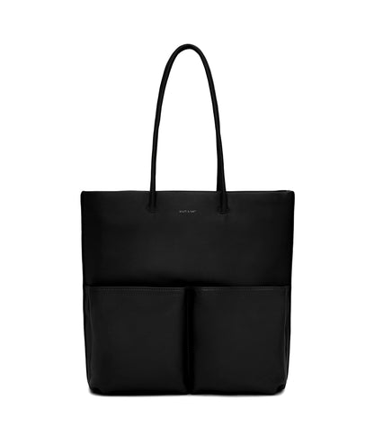 BERTA Vegan Tote Bag - Sol | Color: Black - variant::black