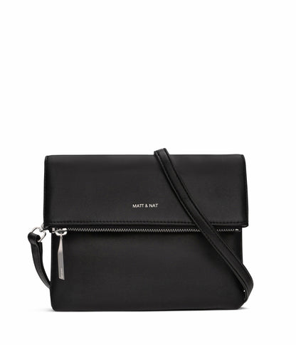 HILEY Vegan Crossbody Bag - Sol | Color: Black - variant::black