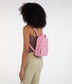 CAROSM Small Vegan Backpack - Sol | Color: Pink - variant::blush