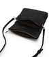 HILEY Vegan Crossbody Bag - Sol | Color: Black - variant::black