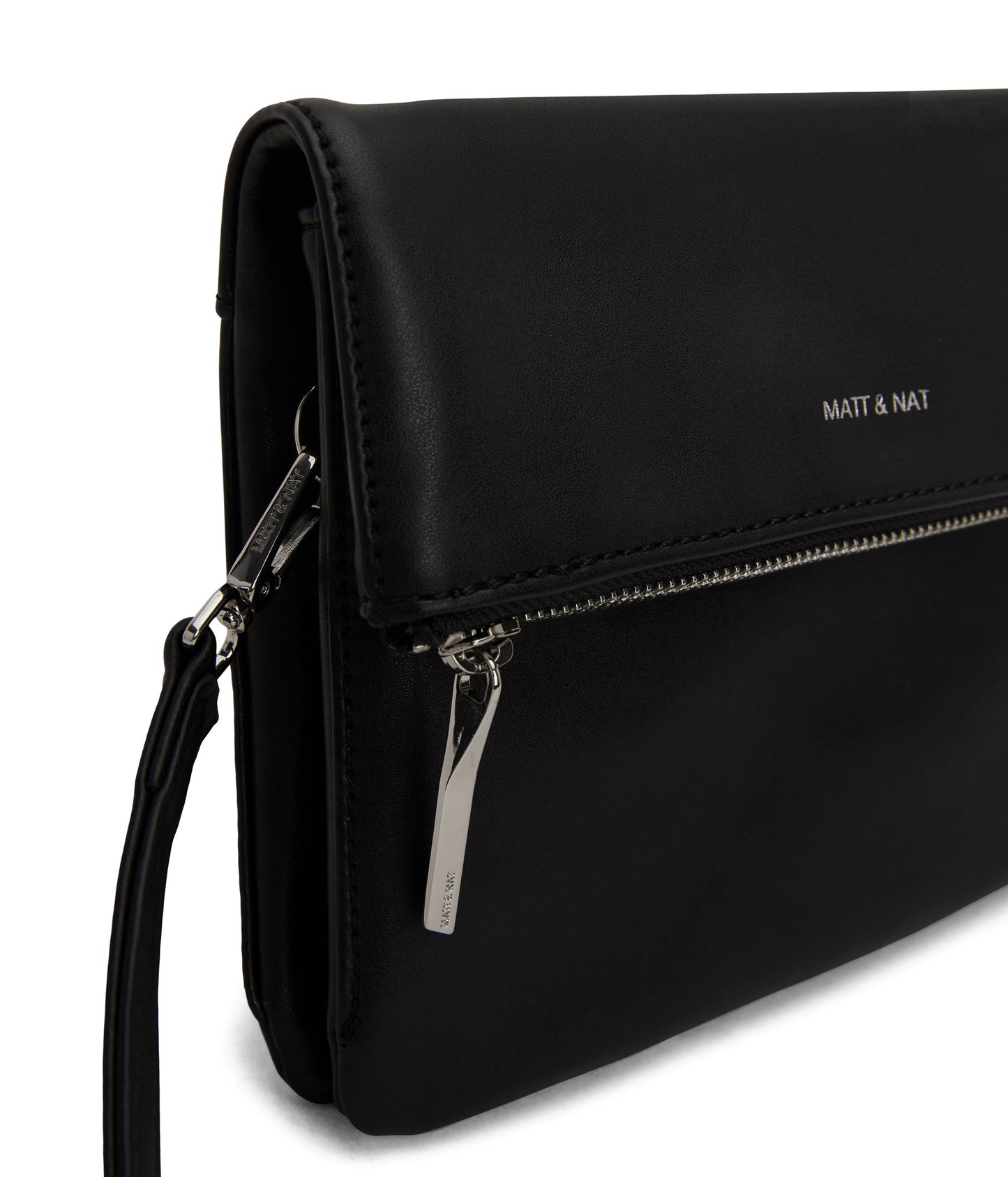 HILEY Vegan Crossbody Bag - Sol | Color: Black - variant::black