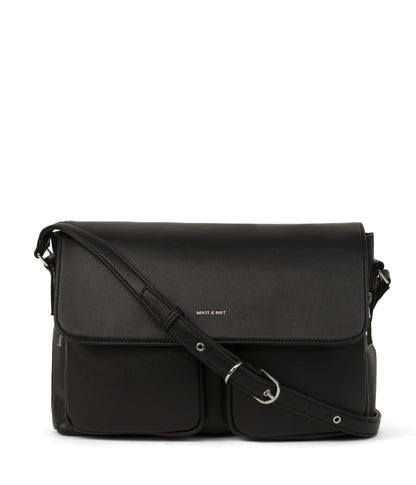 PEPI Vegan Crossbody Bag - Sol | Color: Black - variant::black