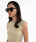 JAZI-2 Recycled Round Sunglasses | Color: Brown - variant::brown