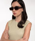 KIIN-2 Recycled Rectangle Sunglasses | Color: Brown - variant::brown