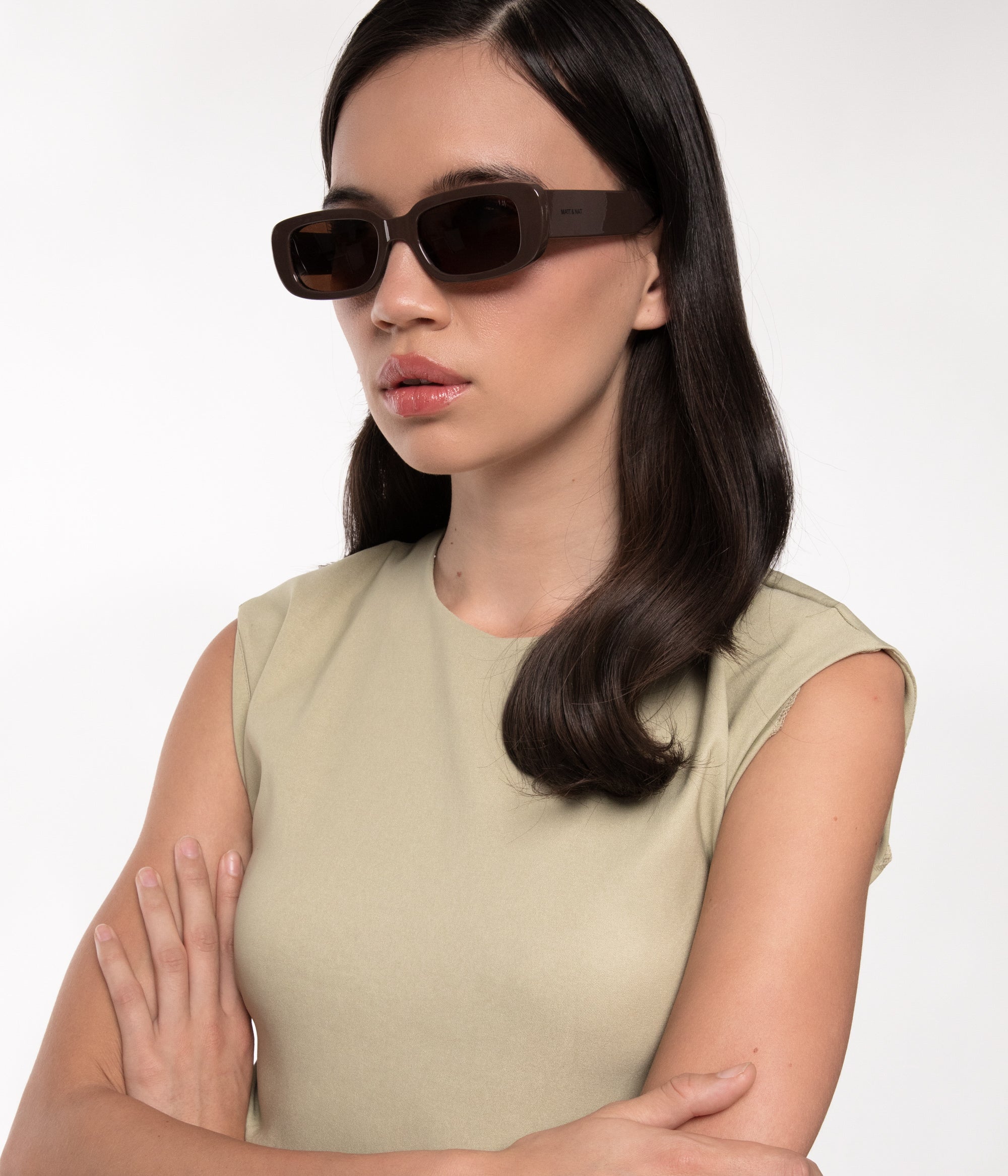 Rectangle Sunglasses with 100% Recycled Plastic Frames Recycled Sunglasses Store | Sustainable & Eco-Friendly  main image 2