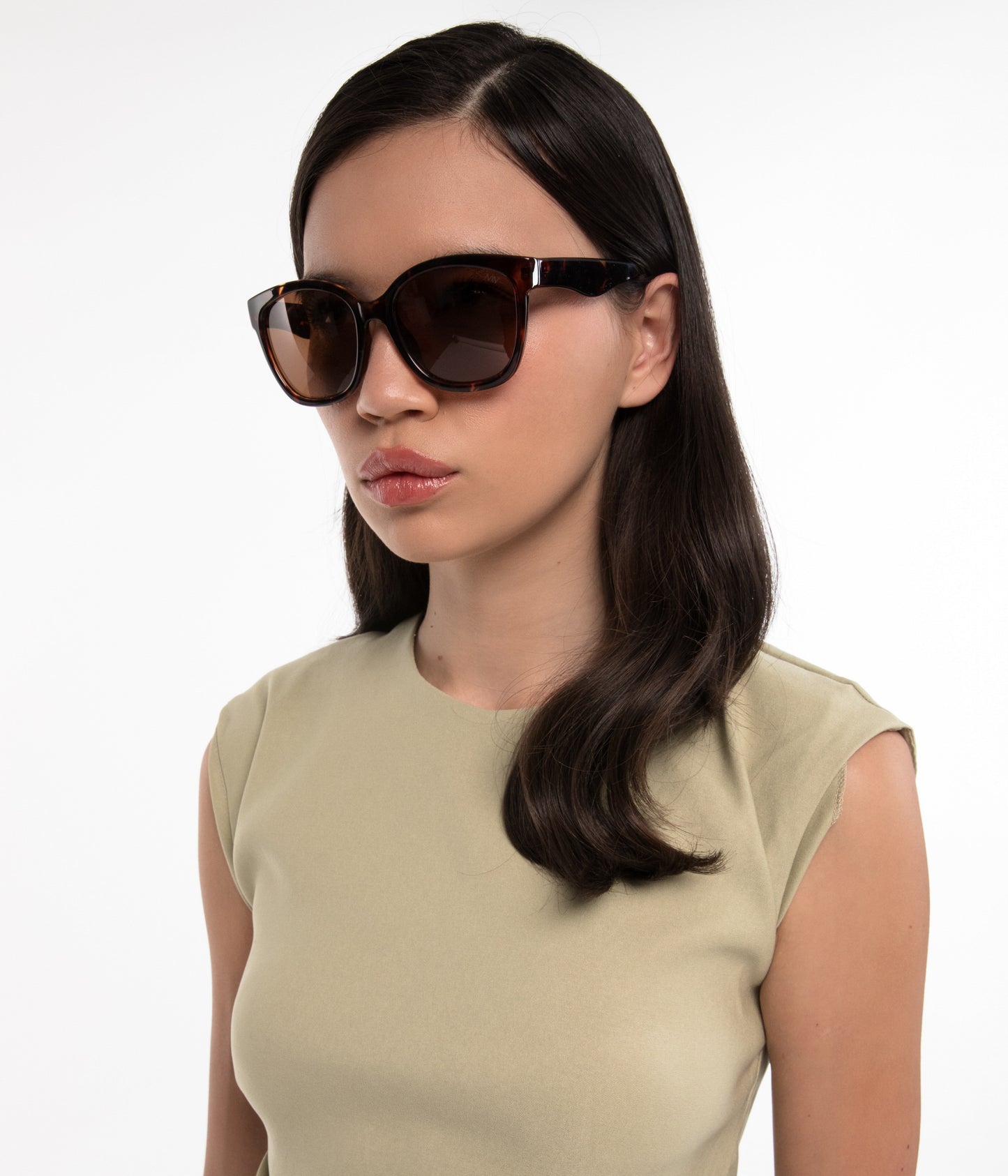 CLEA Wayfarer Sunglasses | Color: Brown - variant::brown