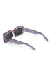 IVVY-2 Recycled Rectangle Sunglasses | Color: Purple, Grey - variant::lilac