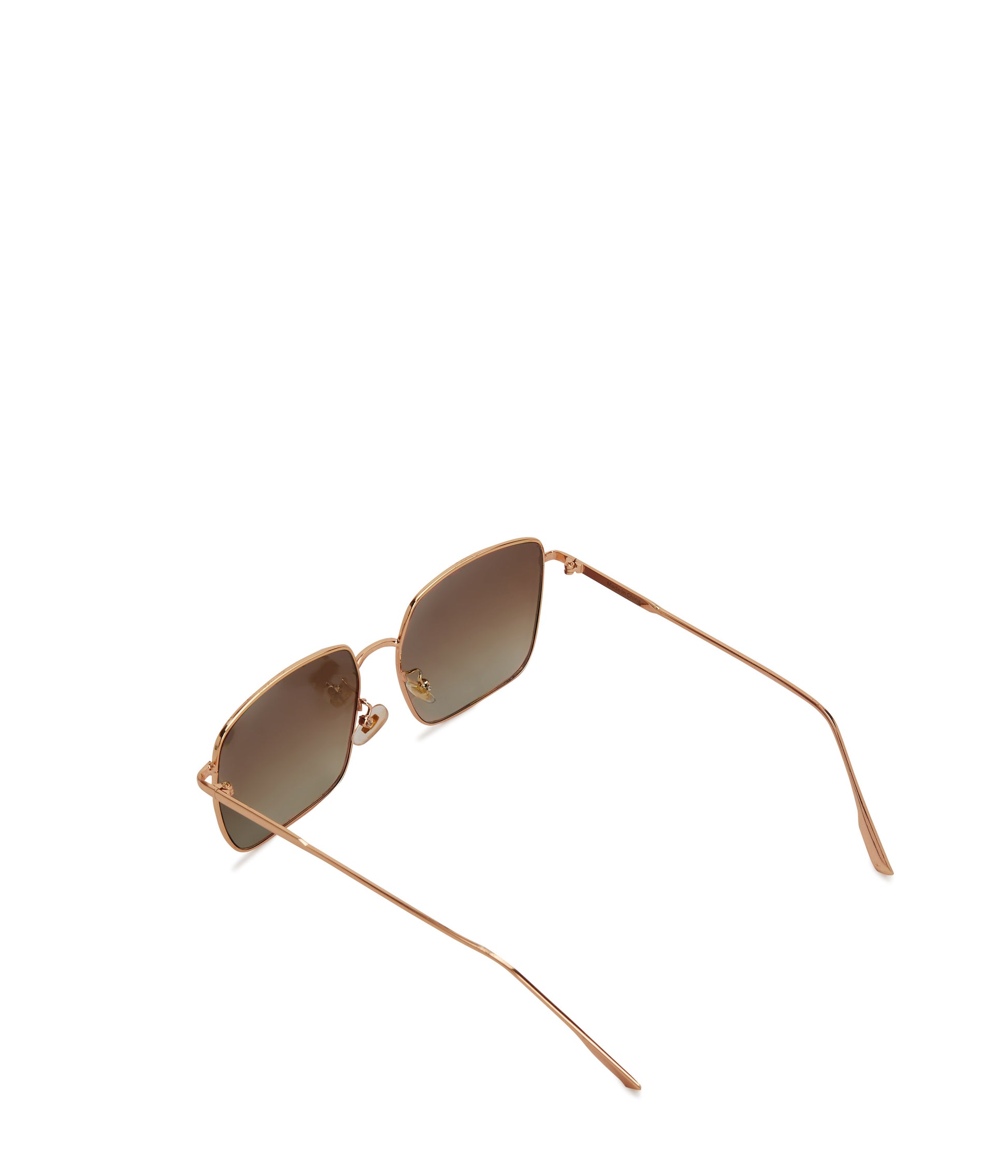 KAYA Square Sunglasses | Color: Pink Gold, Light Pink - variant::rosego