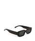 KIIN-2 Recycled Rectangle Sunglasses | Color: Black, Grey - variant::black