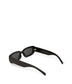 KIIN-2 Recycled Rectangle Sunglasses | Color: Black, Grey - variant::black