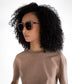 LOIS-2 Recycled Square Sunglasses | Color: White, Brown - variant::nude