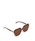 LOIS-2 Recycled Square Sunglasses | Color: Brown - variant::print