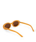 MIELA-2 Recycled Oval Sunglasses | Color: Yellow, Brown - variant::mustard