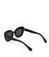 RAKEL-2 Recycled Cat-Eye Sunglasses | Color: Black, Grey - variant::black