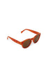 YAN-2 Recycled Round Sunglasses | Color: Orange - variant:orange