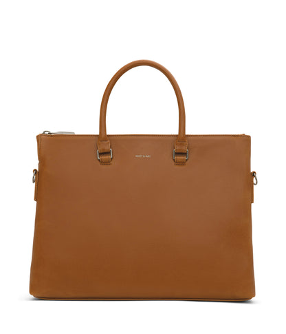 ALBAN Vegan Briefcase - Vintage | Color: Brown - variant::chili