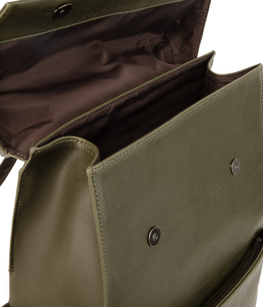 MIKAL Vegan Backpack - Vintage | Color: Green - variant::olive