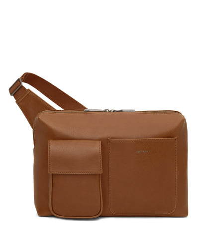 TREY Vegan Sling Bag - Vintage | Color: Brown - variant::chili