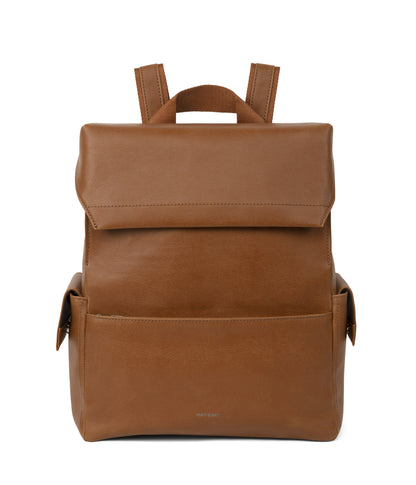 MIKAL Vegan Backpack - Vintage | Color: Brown - variant::chili