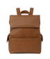 MIKAL Vegan Backpack - Vintage | Color: Brown - variant::chili