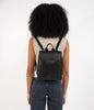 CHELLE Small Vegan Backpack - Arbor | Color: Black - variant::black