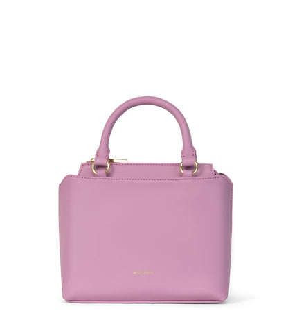 ATHENA Small Vegan Satchel - Sol | Color: Purple - variant::petal