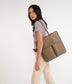 BERTA Vegan Tote Bag - Sol | Color: Brown - variant::twig