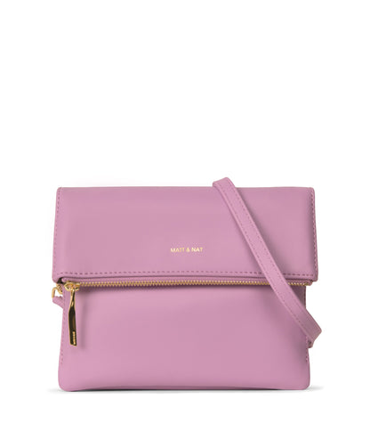 HILEY Vegan Crossbody Bag - Sol | Color: Purple - variant::petal