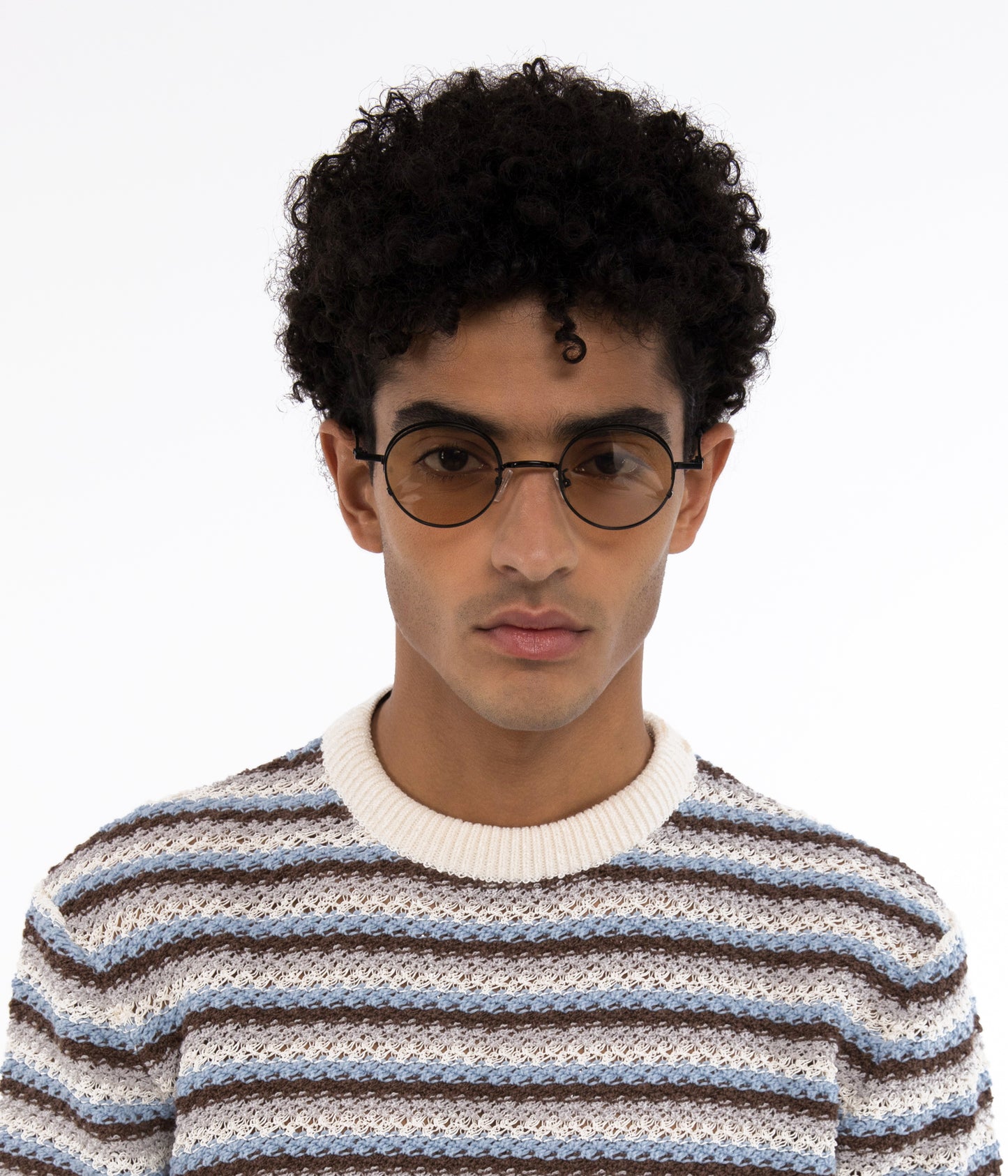 EDDON Small Round Sunglasses | Color: Grey - variant::grey