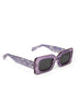 IVVY-2 Recycled Rectangle Sunglasses | Color: Purple, Grey - variant::lilac