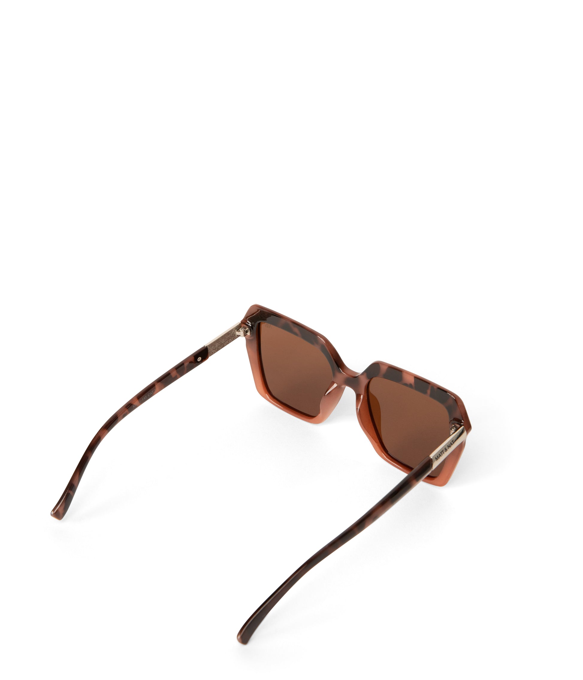 LOIS-2 Recycled Square Sunglasses | Color: Brown - variant::print