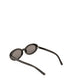 MIELA-2 Recycled Oval Sunglasses | Color: Black, Grey - variant::black