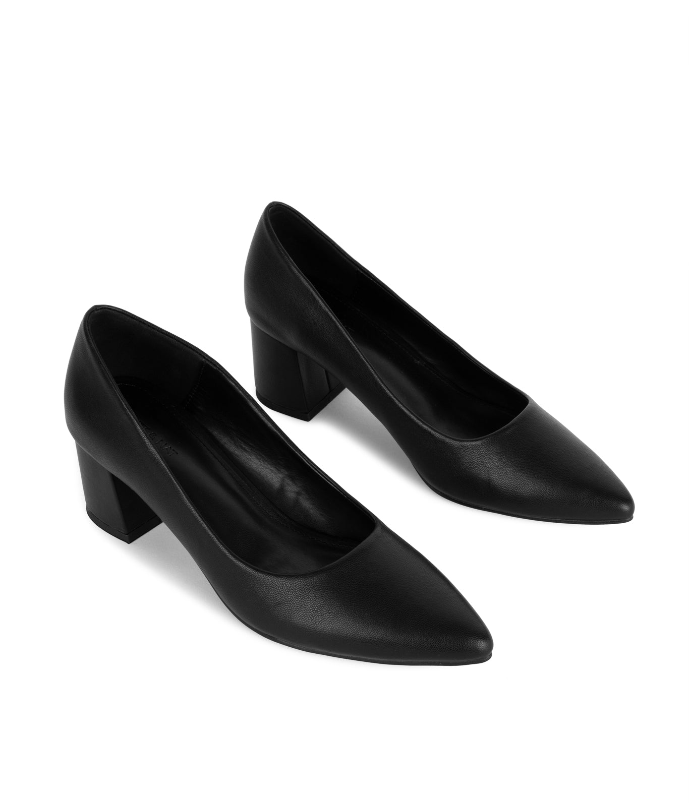 ALBA Women's Vegan Heels | Color: Black - variant::black