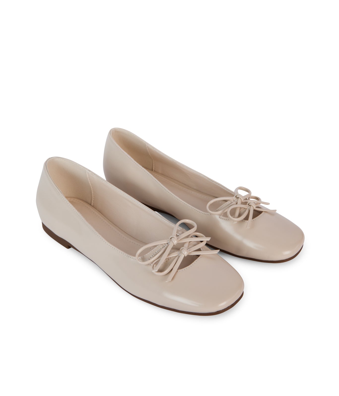 LESS Women's Vegan Flats | Color: Tan, Beige - variant::tan