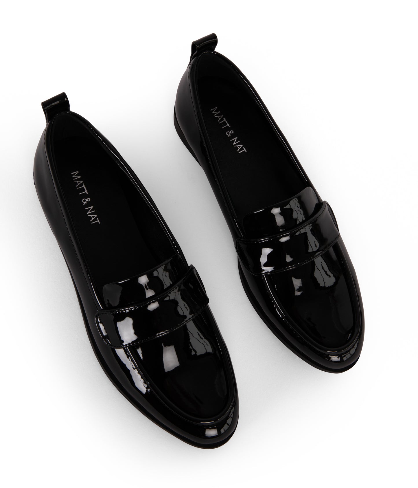 PLOO Women's Vegan Loafers | Color: Black - variant::black