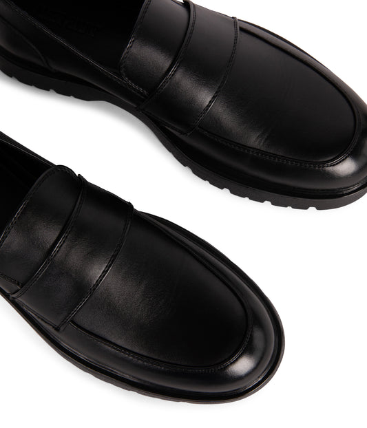 RHYE Men's Vegan Loafers| Color: Black - variant::black