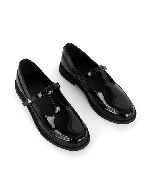 PRIYA Women's Vegan Loafers | Color: Black - variant::black