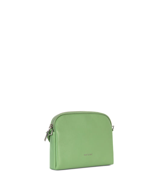 KRISTY Slim  Vegan Crossbody Bag - Forum | Color: Green - variant::chameleon