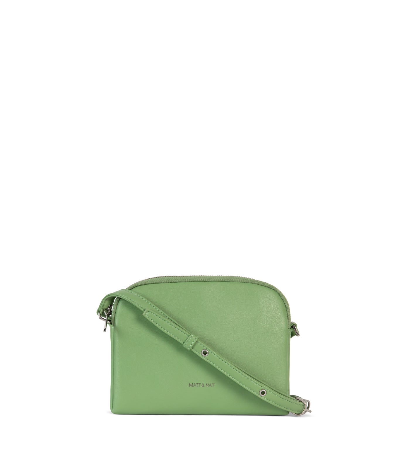 KRISTY Slim Vegan Crossbody Bag - Forum | Color: Green - variant::chameleon