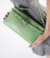 MIREILLE Vegan Clutch - Forum | Color: Green - variant::chameleon