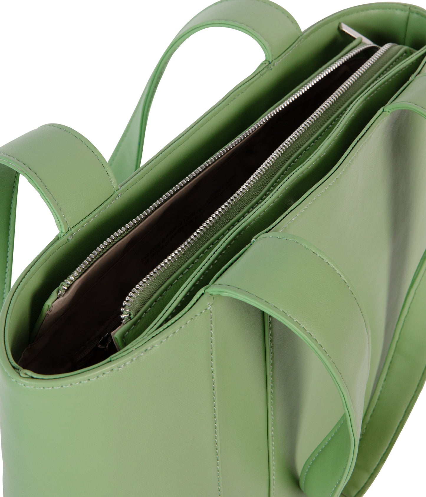 GARNI Vegan Tote Bag - Forum | Color: Green - variant::chameleon