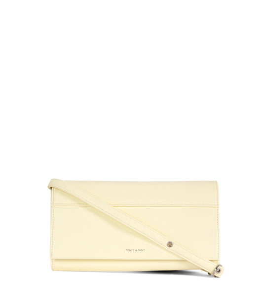 LETTE Vegan Wallet Crossbody Bag - Forum | Color: Yellow - variant::jasmine